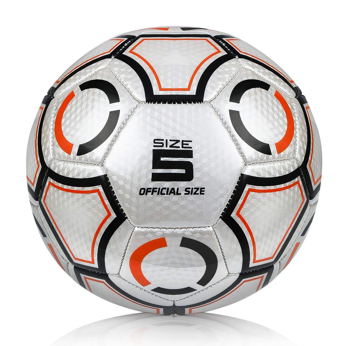 EVZOM Soccer Balls Sports Ball Lightweight Training Leisure Size3, Size 4 Size 5 for Kids Youth and Adult Soccer Balls Outdoor Toys Gifts