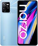realme Narzo 50A Prime-4+64GB Smartphone 16,7 cm (6,6'') FHD+-Vollbildschirm, 50 MP KI-Dreifach-Kamera, Starker 5000-mAh-Akku, Starker Unisoc T612-Prozessor, Flash Blue, ohne Netzteil, one Size