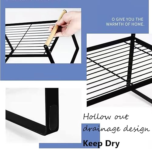 Miniatura 3 de HGYZE Organizador de estante de acero al carbono para encimera de cocina, resistente estante de despensa, añade espacio de almacenamiento a la