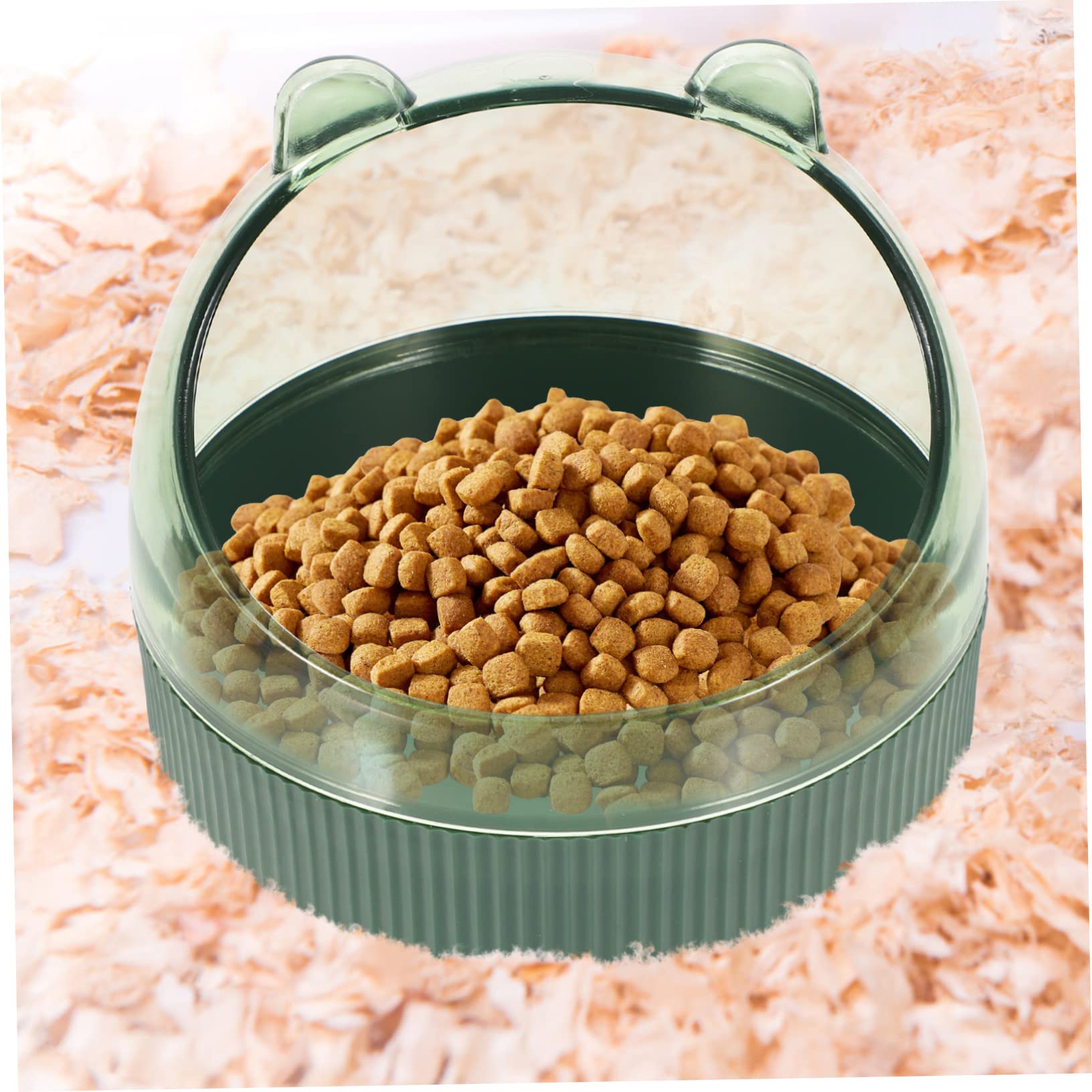 Sosoport 4piezas Comedero Colgante para Hámster y Roedores Plato Compacto De Alimentación para Chinchillas y Cobayas Fácil De Limpiar y Duradero Color Midnight