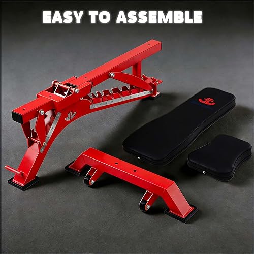 Miniatura 7 de Banco de pesas, banco de entrenamiento ajustable de 40, 1300 libras para entrenamiento de fuerza de cuerpo completo, plegable para espacio pequeño y