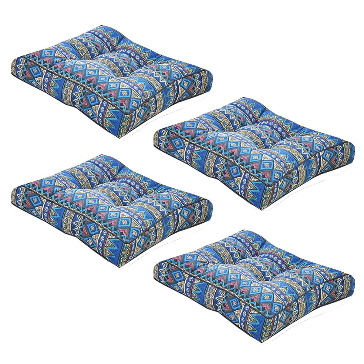 Cojines de silla para comedor y terraza exterior pack de 2 unidades