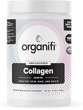 Organifi Multi Collagen Powder for Skin, Hair and Nails, 30 Servings