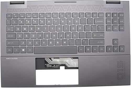 Nuevo Reposamanos para HP OMEN 15-EK 15-EN TPN-Q236 Q238 15-EN0013DX carcasa superior con teclado retroiluminado M00666-001 disponible en Yaxa Guatemala