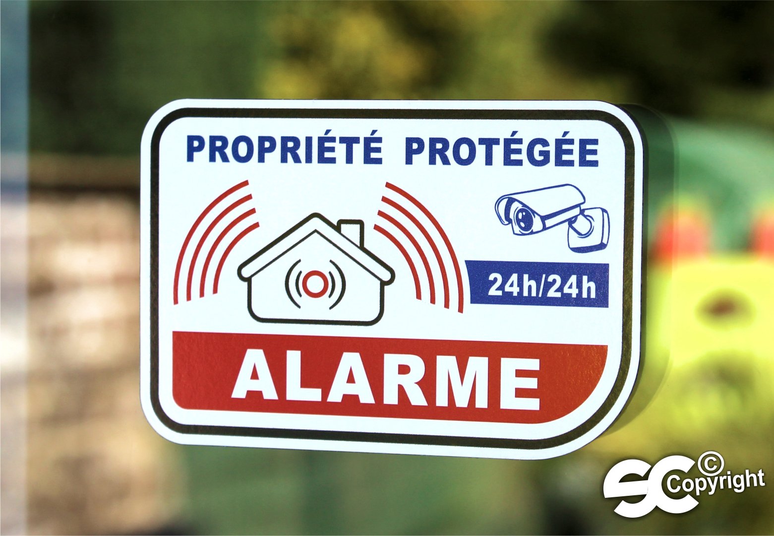 Autocollant surveillance vidéo au meilleur prix | Leroy Merlin