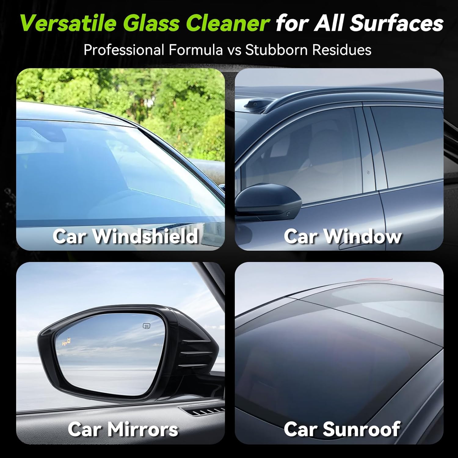 New 2PCS Auto Glass Degreaser & Oil Film Cleaning Brush Set – Windshield Polish & Window Cleaner for Ultimate Clarity (2024 Upgraded 2.0) - Image 7