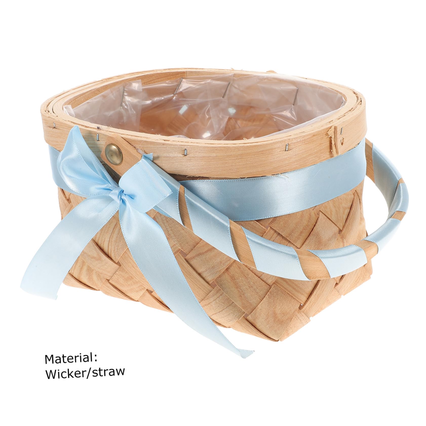 MAGICLULU 3pezzi Cesta Intrecciata Per Matrimoni e Confezione Per Shower Compleanni e Maneggevole