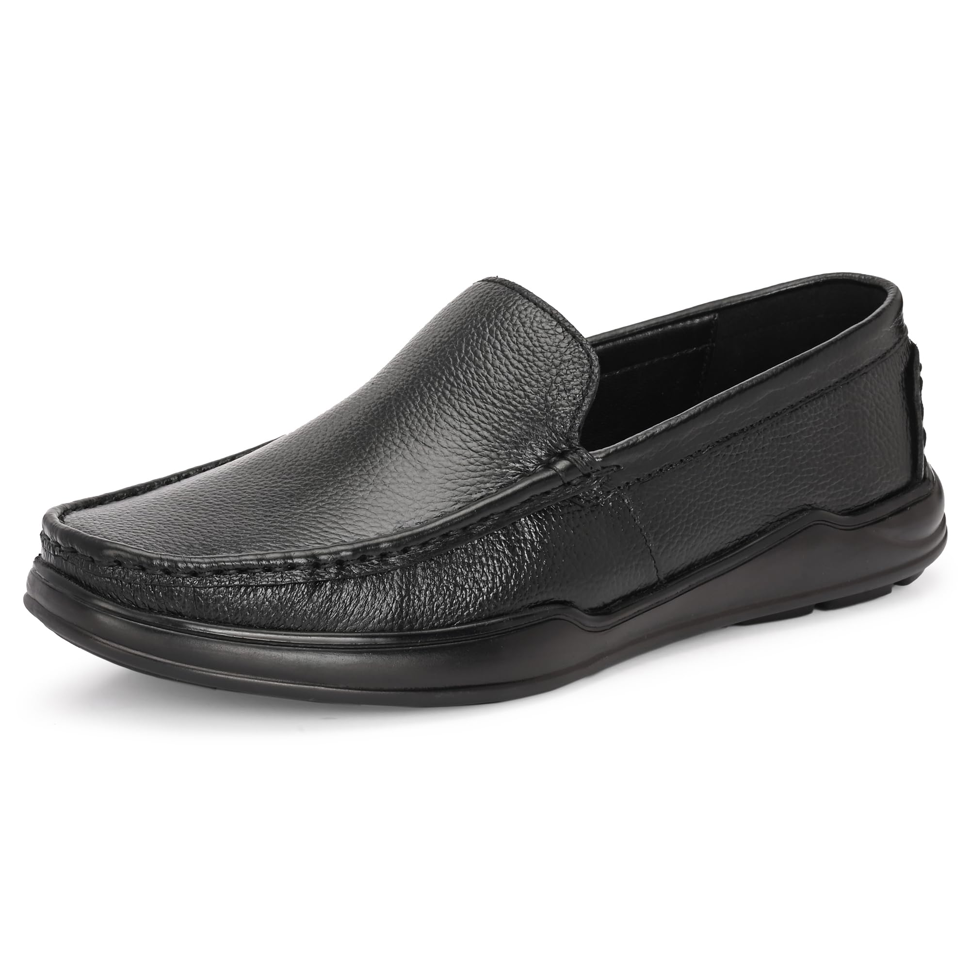 Men’s Loafer Shoes | Genuine Leather Slip-On Footwear | Soft & Comfortable Casual Shoes | Lightweight | Stylish Walking Loafers 4090-image-12