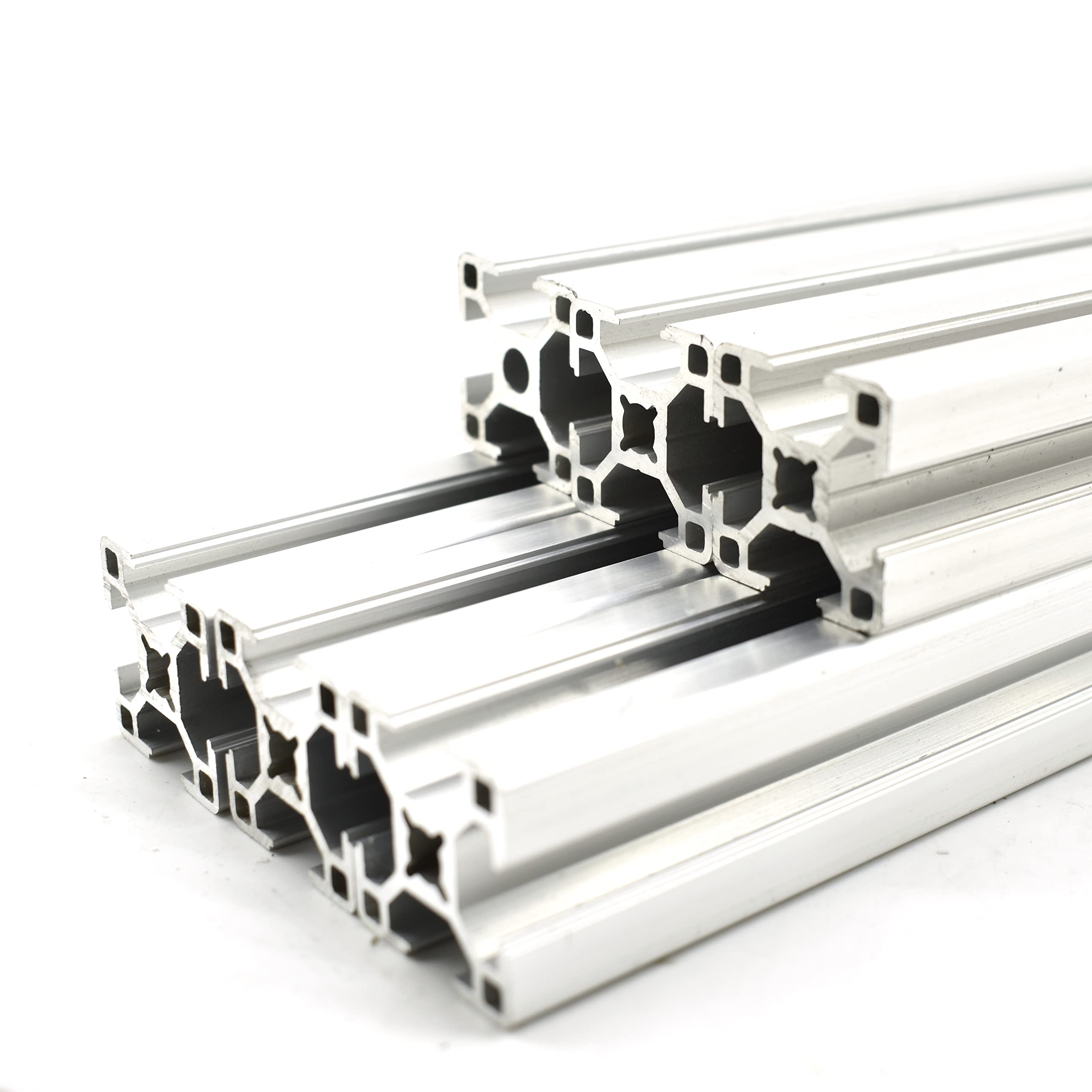 6 sztuk 30 x 30 mm, profil rozporowy, profil aluminiowy, rowek 8, przycięty, 1000 mm