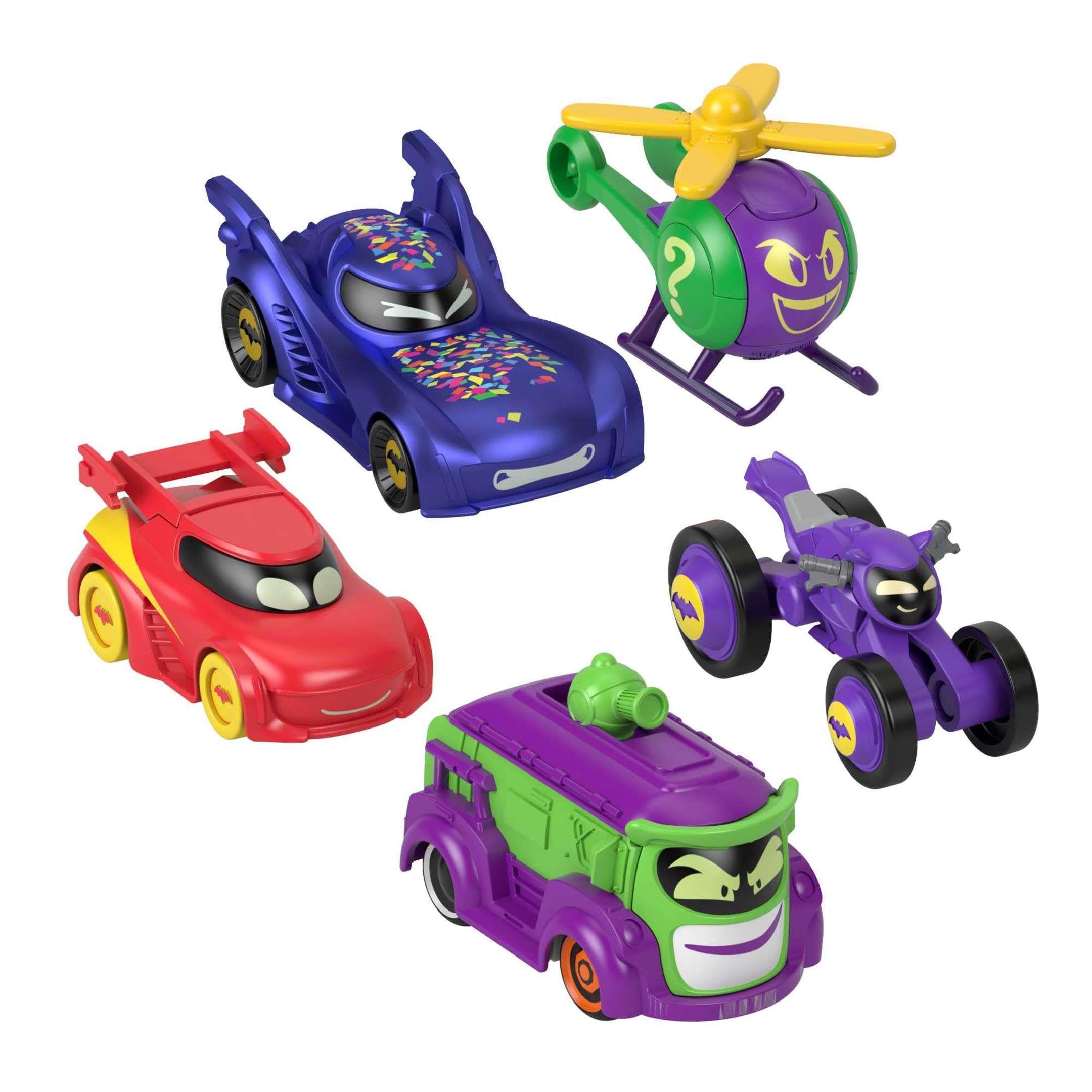 Fisher-Price Batwheels Vehículo de Juguete Paquete de 5 Confetti a ...