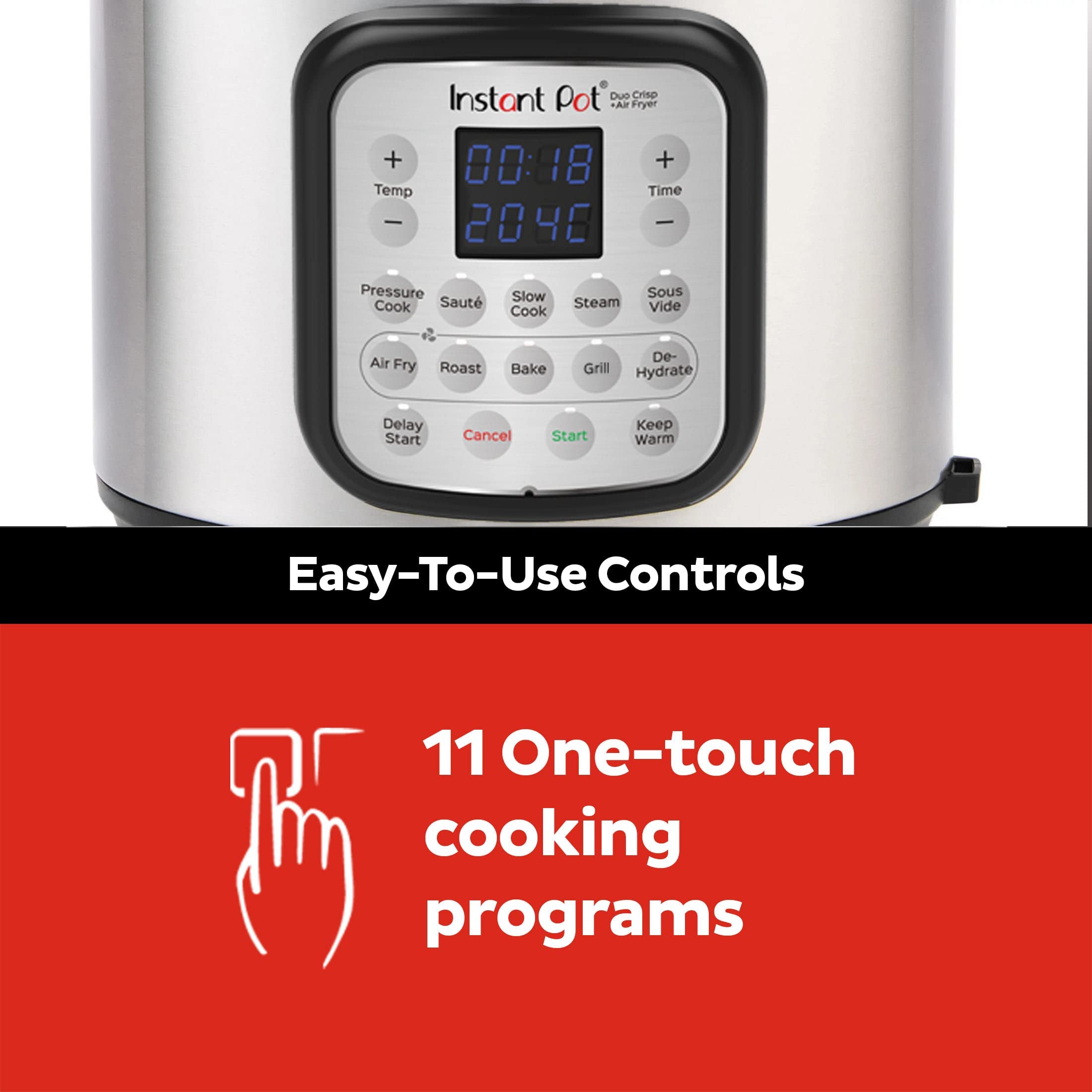 Buy Instant Pot Duo Crisp + Air Fryer 11in1 Multicooker, 7.6L