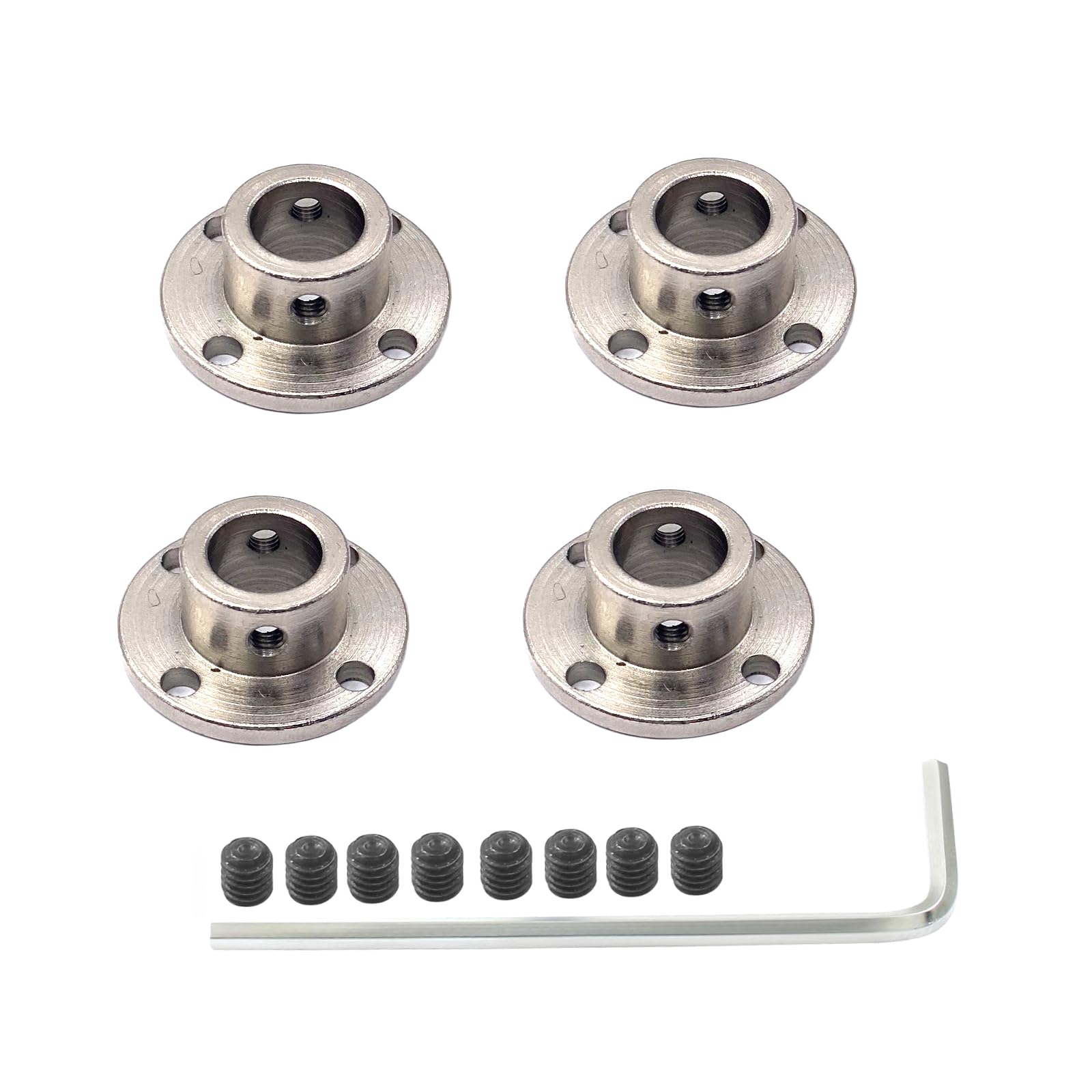 Rigid Flange Couplings - 6 Pcs for DIY Motors -6 Rigid Flange Couplings - 6 Pcs for DIY Motors -6