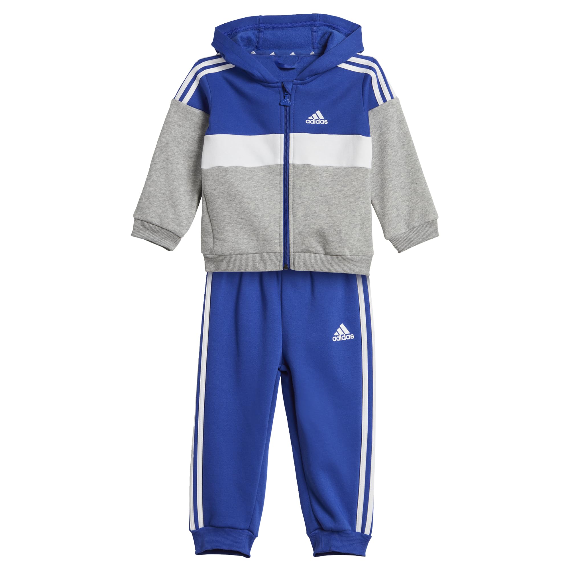 adidas Tiberio 3-stripes Colorblock Fleece Tracksuit Kids Chándal Unisex bebé