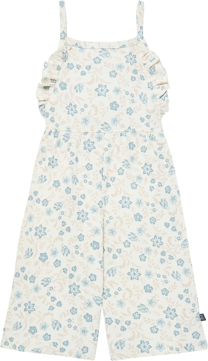 Modern Moments by Gerber Baby Girls' Ruffle Wide Leg Romper