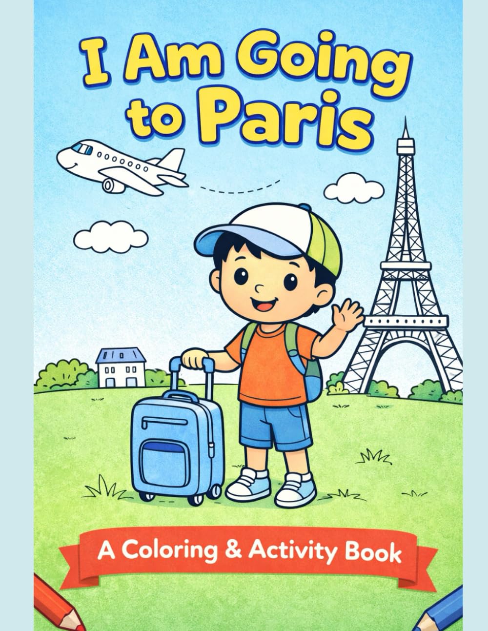 I am going to Paris: Children activity book (Children Travel books)