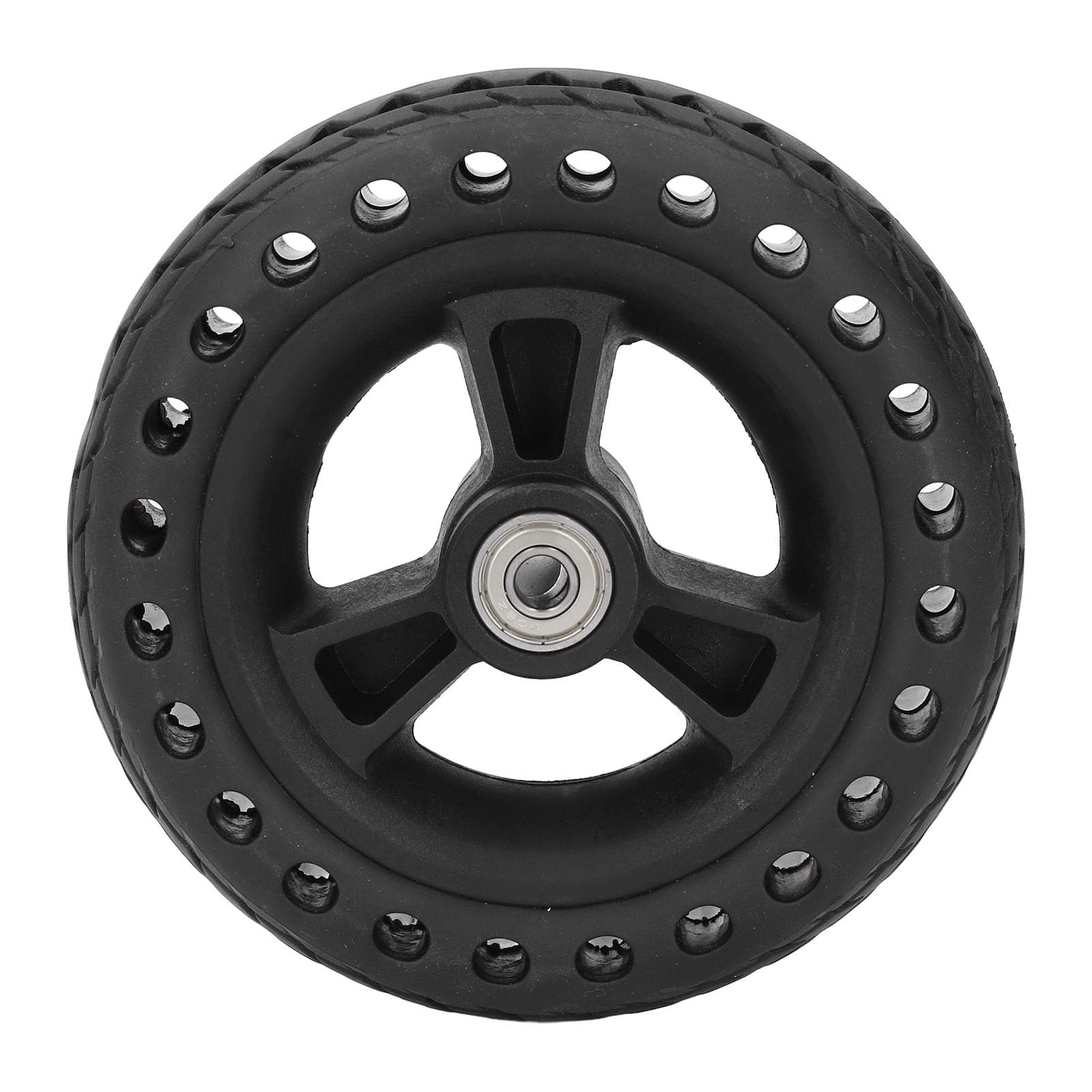 6 Inch TPE Rubber Wheel 75KG Load Bearing Hand Cart Replacement Wheel for Hand Carts with Compatible Specifications