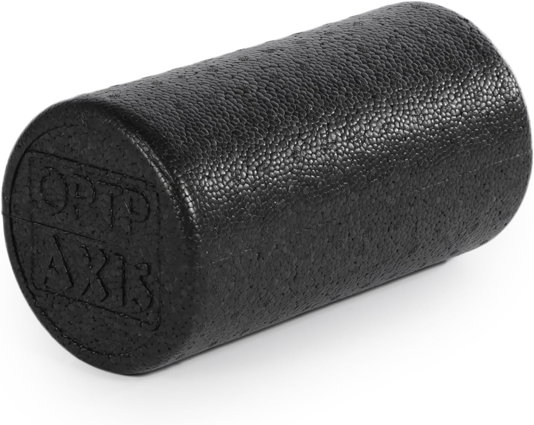 AXIS Firm Foam Roller, High Density Foam Roller for Physical Therapy, Yoga, Pilates, Fitness Exercise and Sports Training (Black, 12" X 6" Round)