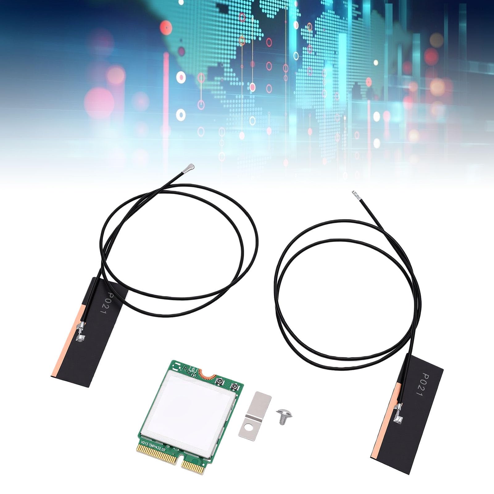 Zunate Scheda Wireless WiFi 7 M.2, Bluetooth Tri-band