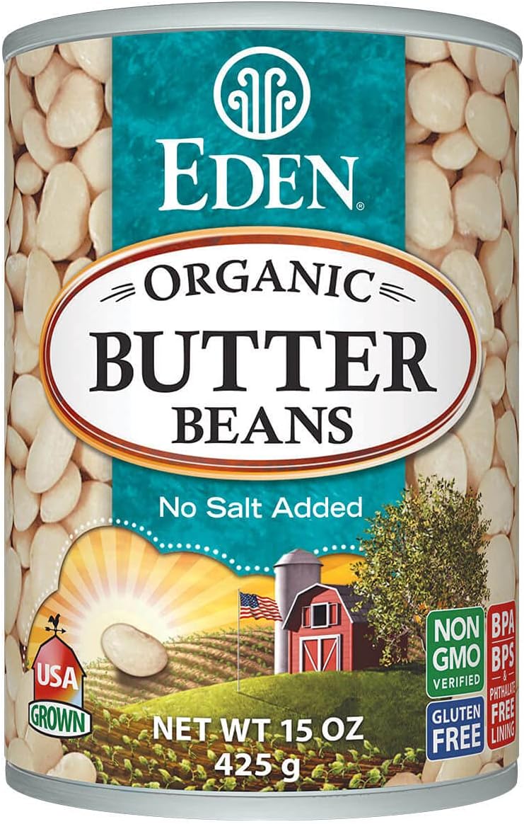 Eden Organic Butter Beans, 15 oz Can