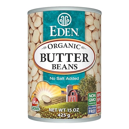 Eden Organic Butter Beans, 15 oz Can