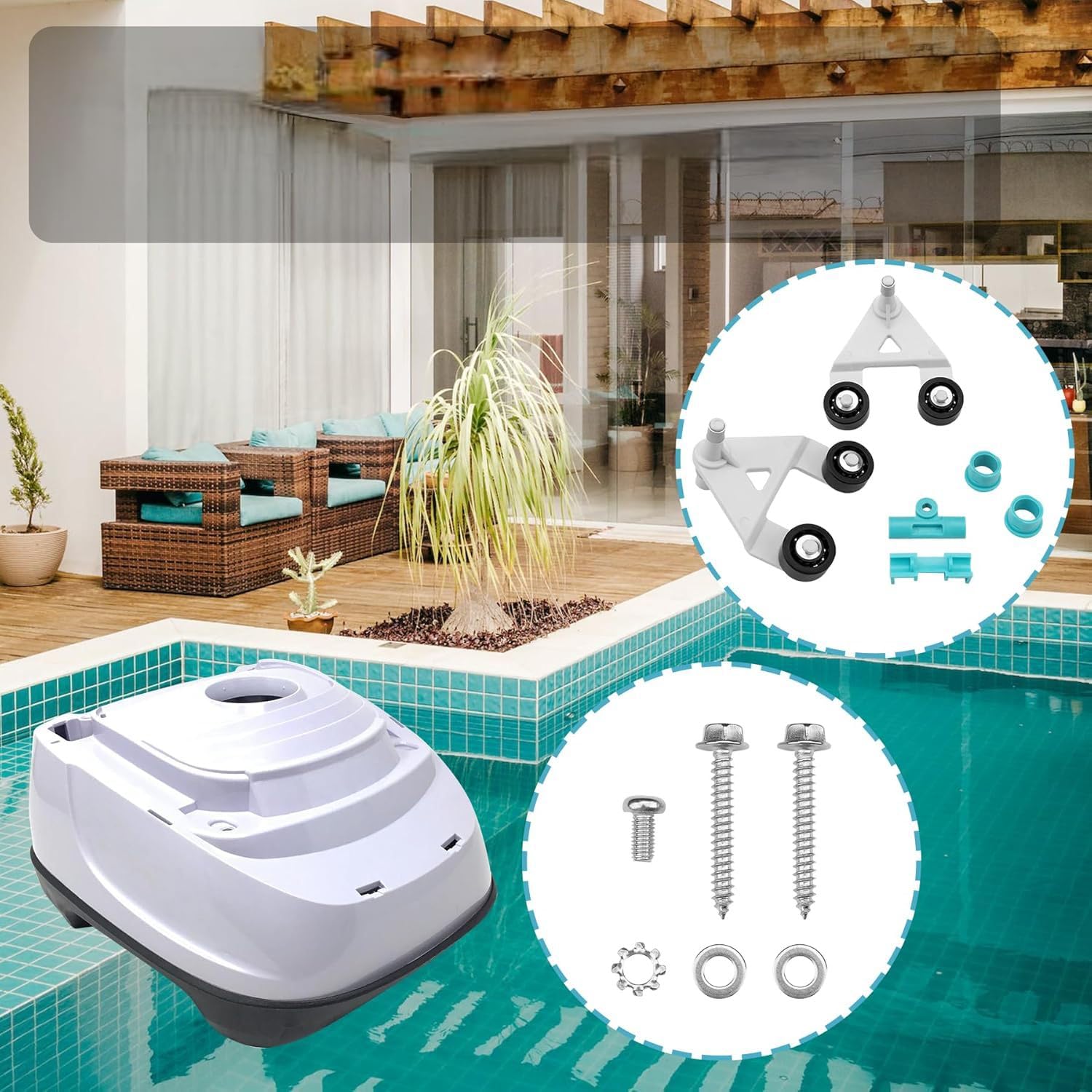 Kit Riparazione Aspirapolvere Piscina A-Frame((seat of 28 pieces))