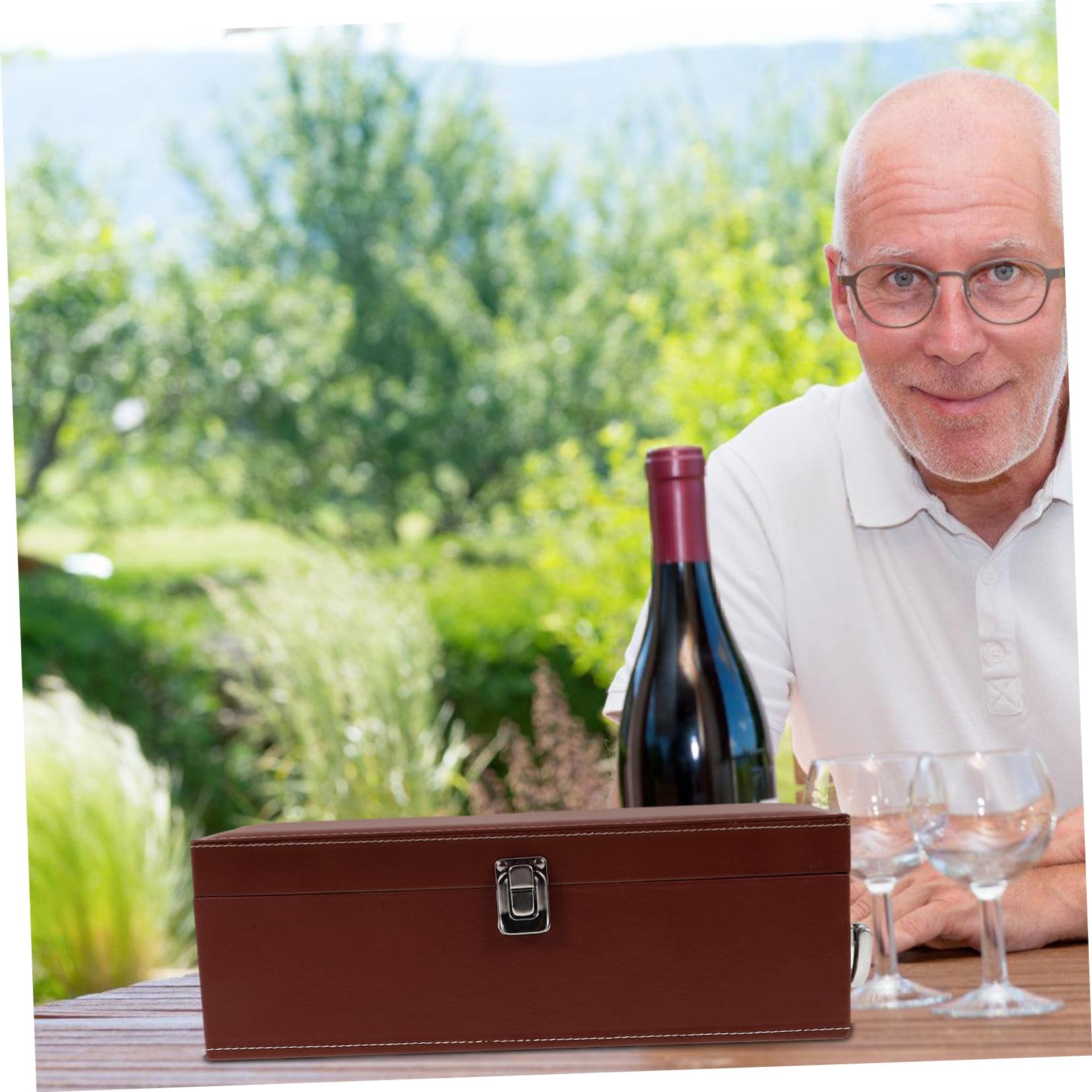Kunstleder Weinflaschenbox Mit Griff Für Rotwein Und Bieraufbewahrung Geschenkverpackungskiste Für Und Partydekoration Schöne Weinbox Für Wein Und Biersorten