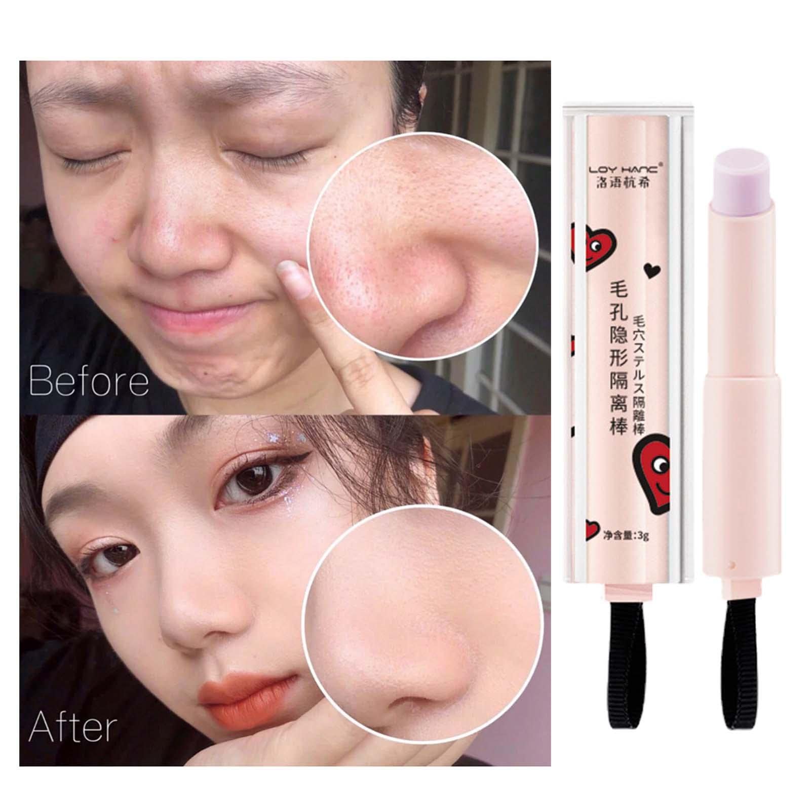 コンシーラー スティック 薄づき ナチュラル 毛穴隠し テカリ防止 パープル