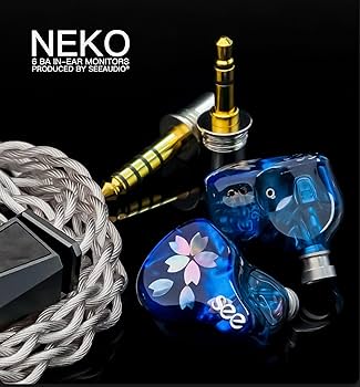 【rint】SeeAudio NEKO 6BA イヤホン Amazon.co.jp: HiFiGo SeeAudio Neko 6BA インイヤーモニター、6
