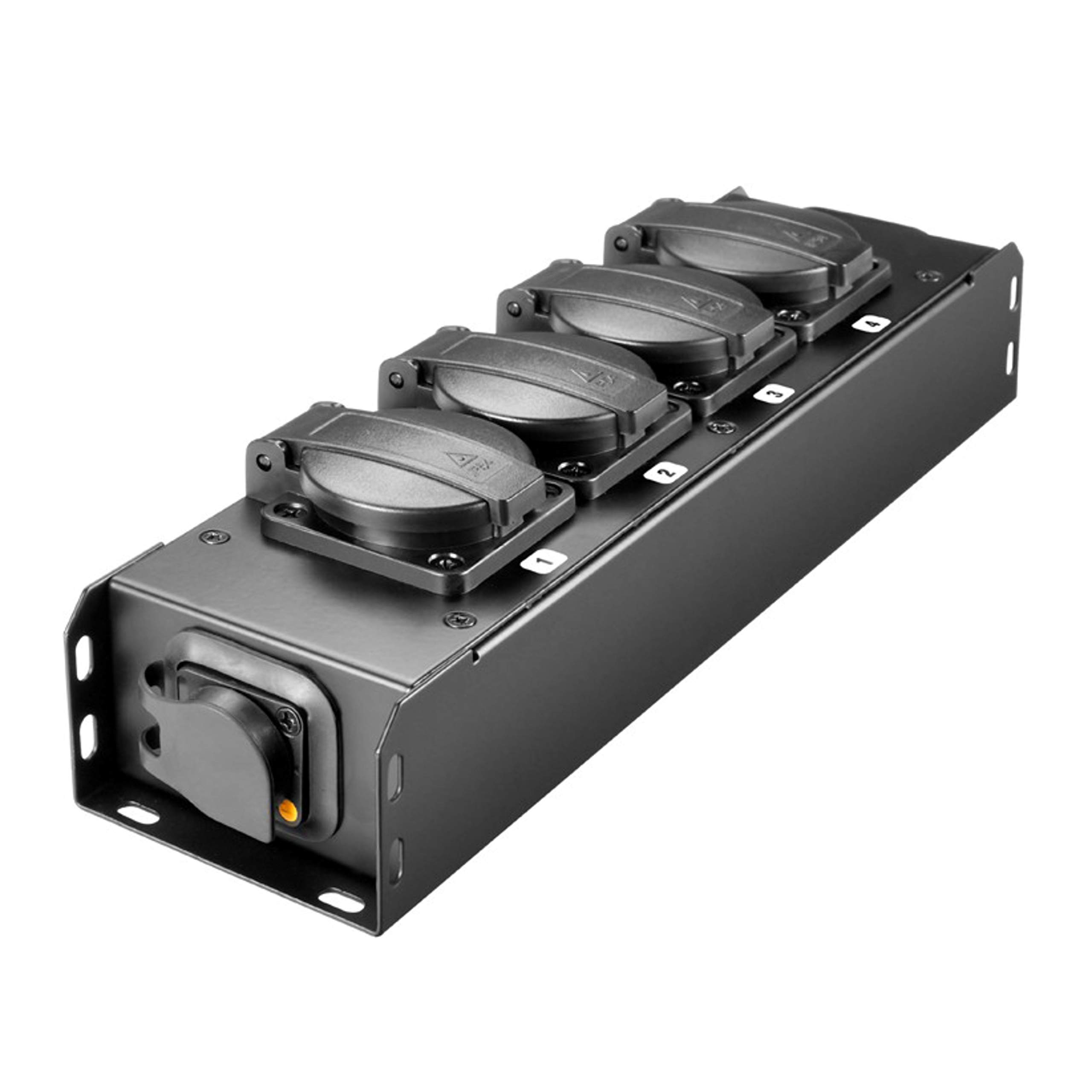 Adam Hall Accessories PRO PORT 4 T - DISTRIBUTORE DI CORRENTE 4x IP54 + POWER TWIST TR1 IN/OUT