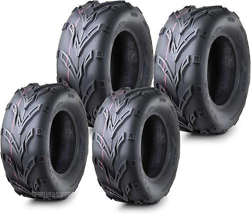 WANDA Juego de 4 neumáticos Go Kart 14570-6 145x70x6 delanteros y 16x6-8 16x6x8 trasero P361