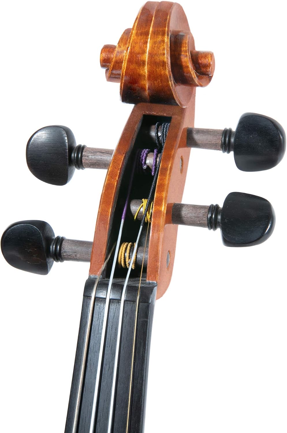MI&VI SOLOIST’S Violin Strings — 4/4 Scale Full Set (G-D-A-E) with Golden E-String | Synthetic Core | Ball-End | Medium Gauge Tension - By MIVI Music