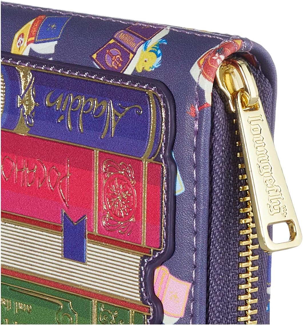 Loungefly Disney Princess Books Zip Around Wallet