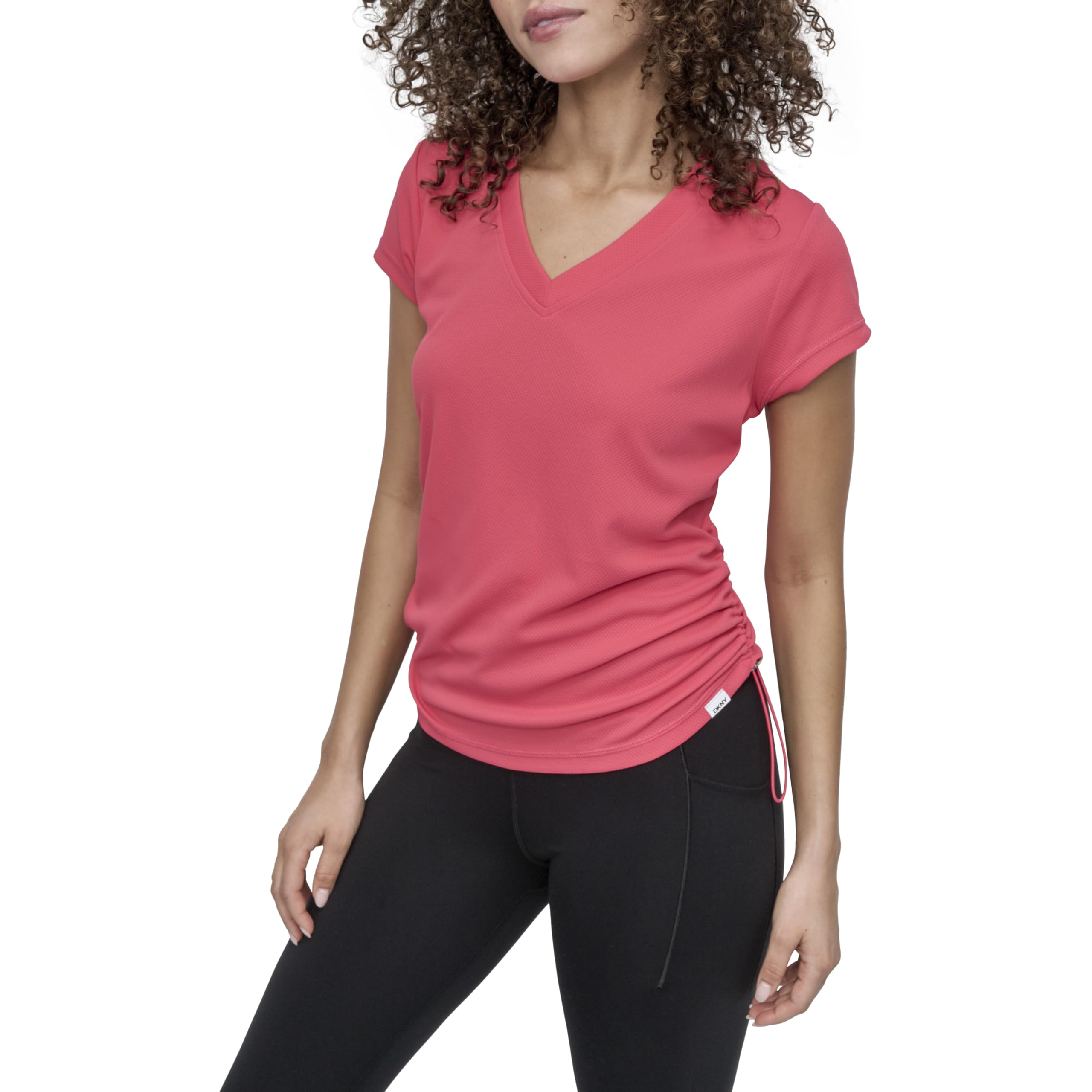

                                                    DKNY Women's Short Sleeve T-Shirt, Azalea, X-Small