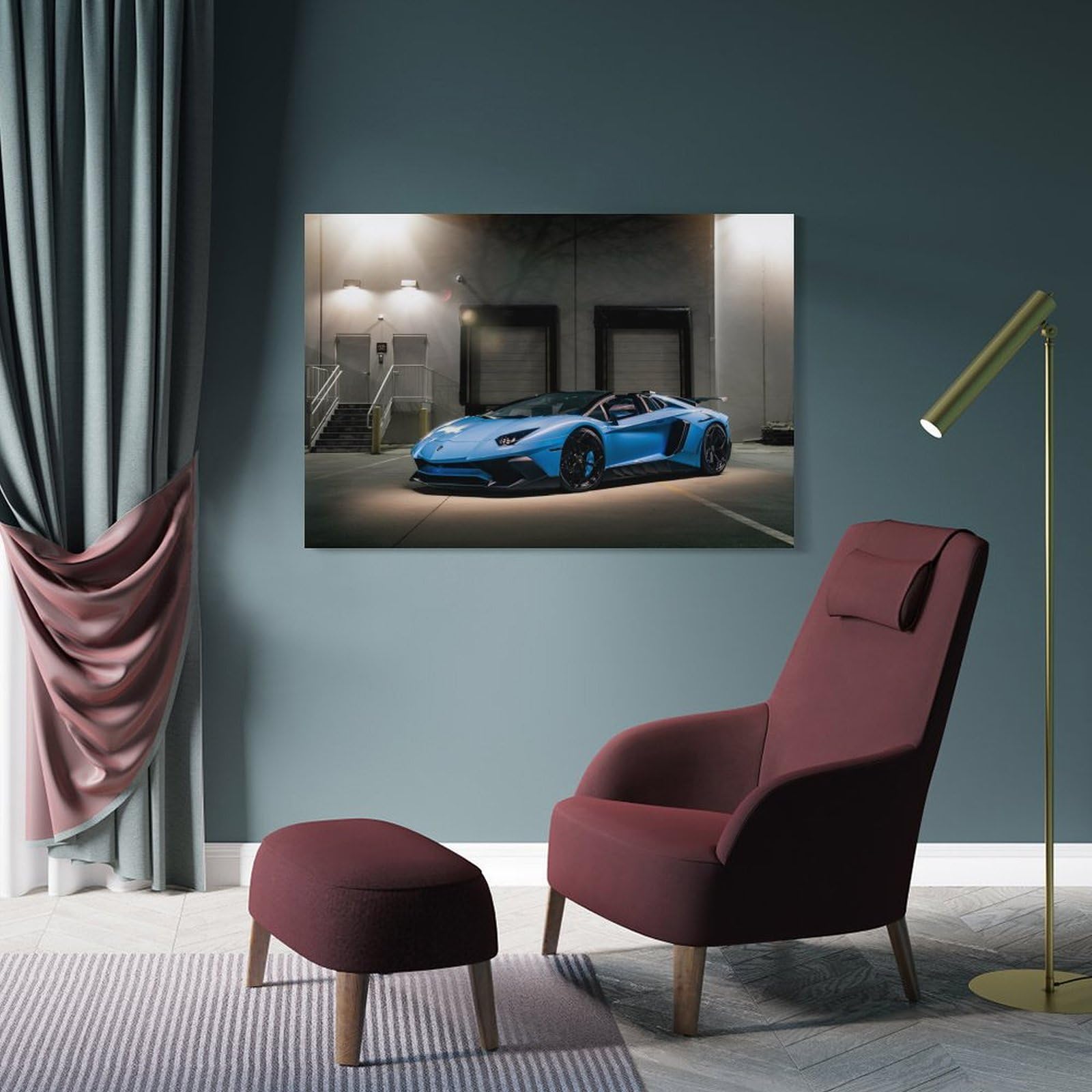 Amazon.co.jp: モダンホームウォールデコレーションランボルギーニ