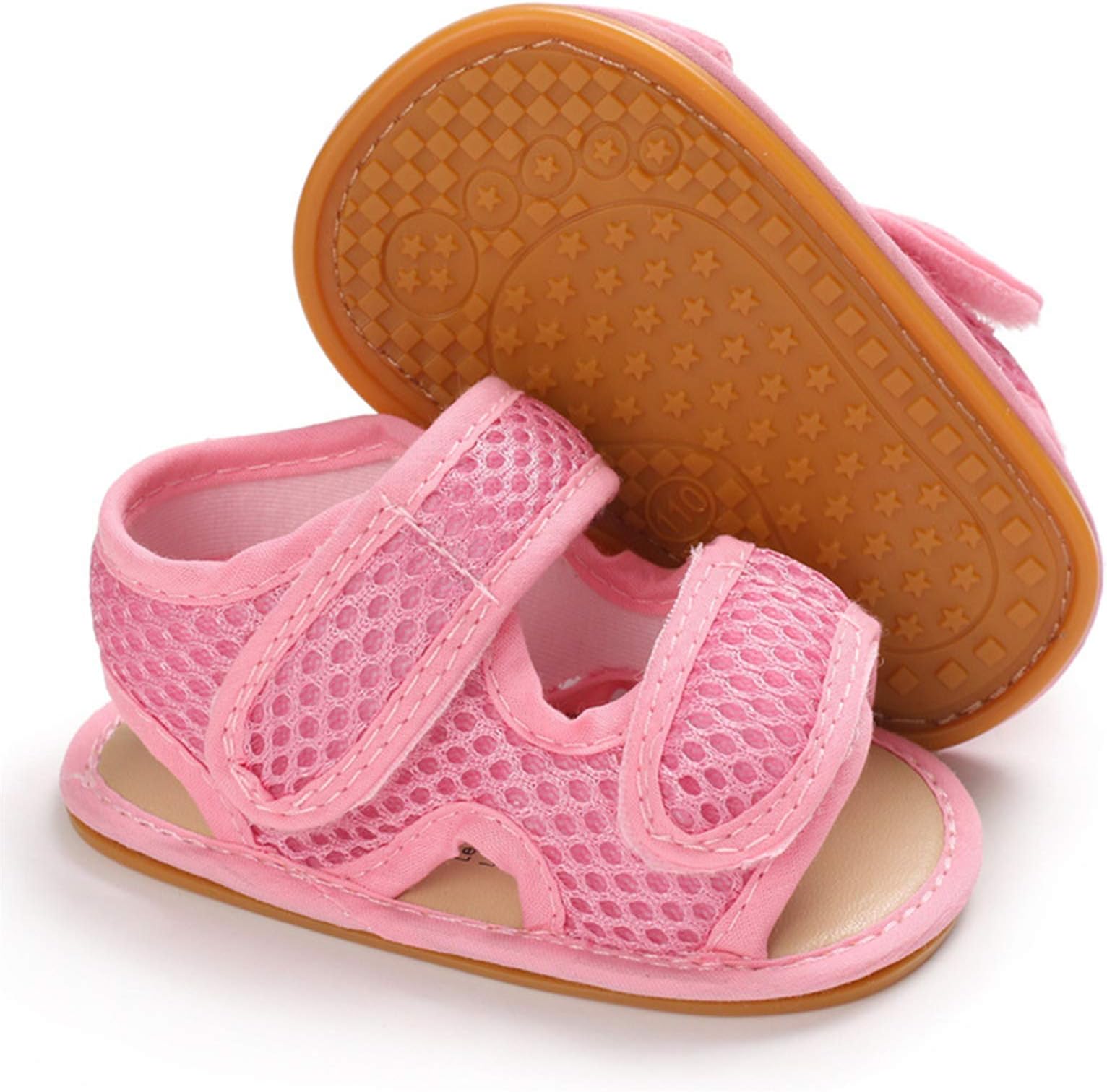 RVROVICBaby Boys Girls Sandals Premium Soft Anti-Slip Rubber Sole Infant Summer Outdoor Shoes Toddler First Walkers