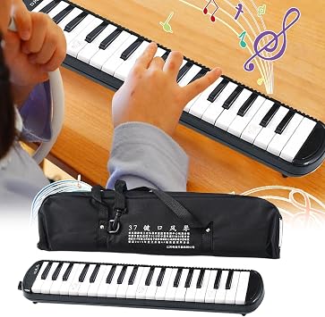 32 Keys Melodica Instrument | Melodica Instrument Air Keyboard Piano,32 Key Keyboard Harmonium Instrument with Carrying Bag for Beginners & Professionals
