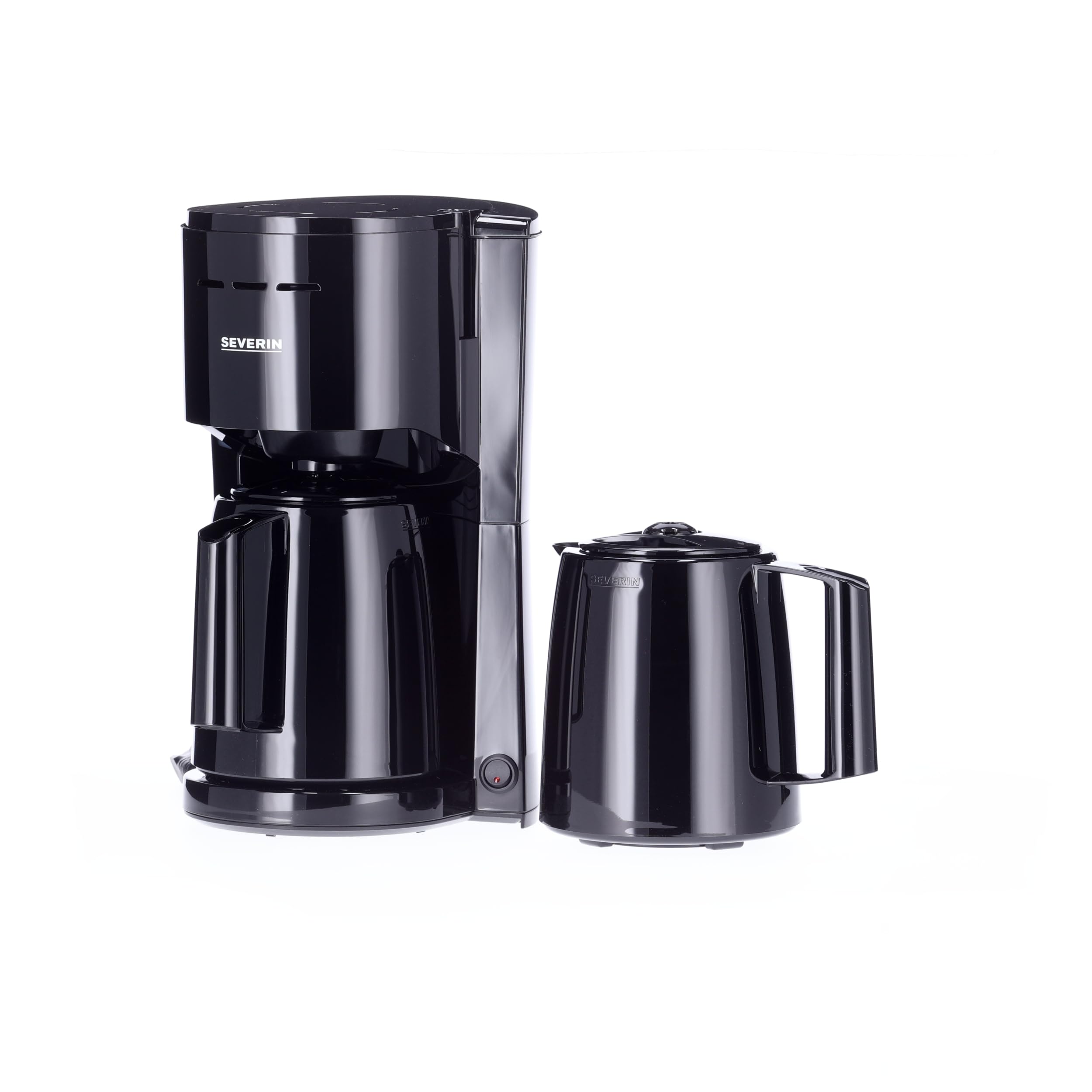 SEVERIN Filterkaffeemaschine KA 9307 mit 2 Thermokannen, bis zu 8 Tassen je Kanne, schwarz