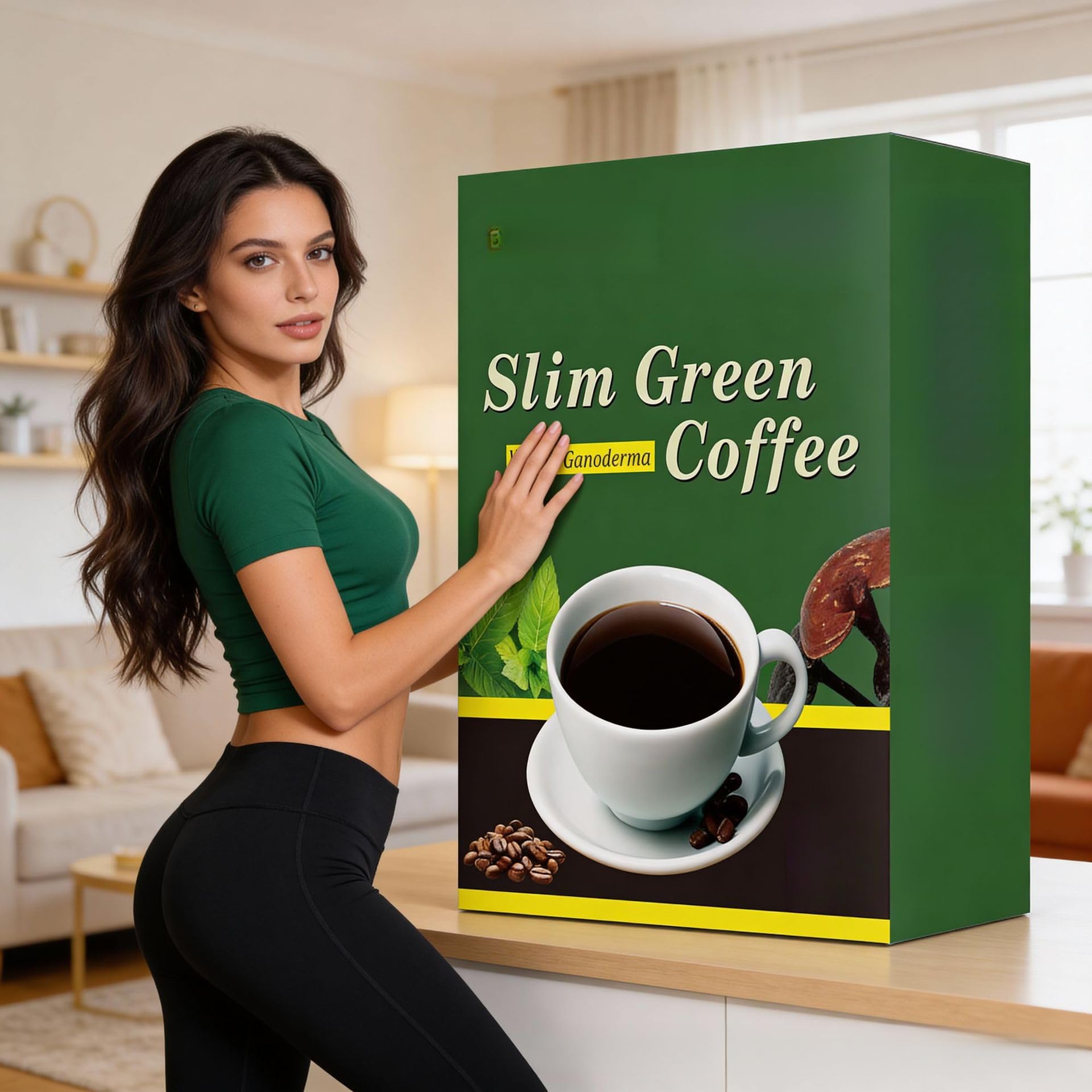 Café Soluble Premium en Poudre de Haricot de Café Vert | Soutient la Digestion, le Métabolisme & la Gestion du Poids, Sans Gluten
