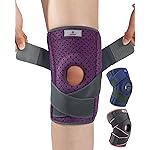 ABYON Knee Brace for Women & Men Meniscus Tear, ACL, Arthritis. Knee Support with Dual Side Stabilizers & Crossed Compression Straps Maximum Support for Knee Pain Relief and Fast Recovery Plus Size - Please Check How To Size Video