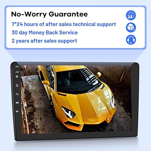 Miniatura 7 de [2G+32G] 10.1 pulgadas Android 11 Estéreo de coche doble DIN con Wireless/Wired CarPlay y Android Auto, pantalla táctil Android Radio con Mirror