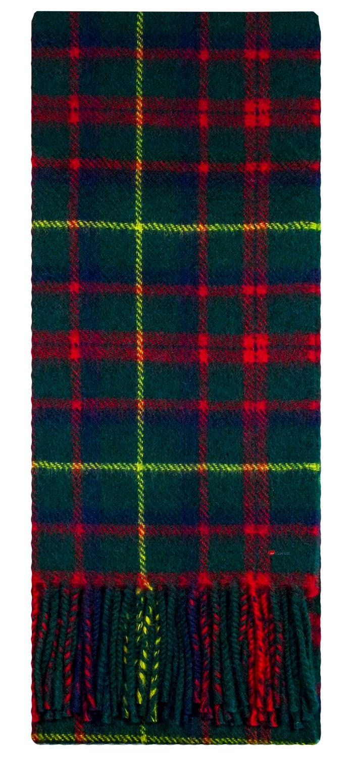 I Luv Ltd Unisex Macintosh Hunting Modern Tartan Plaid 100% Lambswool Clan Scarf Made In Scotland