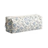 Pencil Case Pen Case Office College School Storage Bag Pouch Holder Box Organizer Makeup Pouch Cosmetic Bag Aesthetic Cute Pencil Case for Girls Boys Kids (S)
