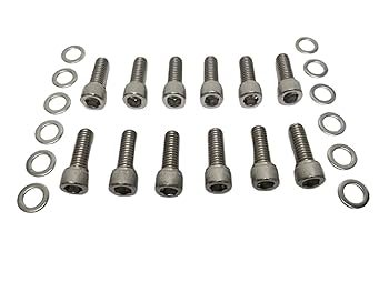 Amazon | Z Whip SBC ステンレススチール 排気ヘッダーボルト