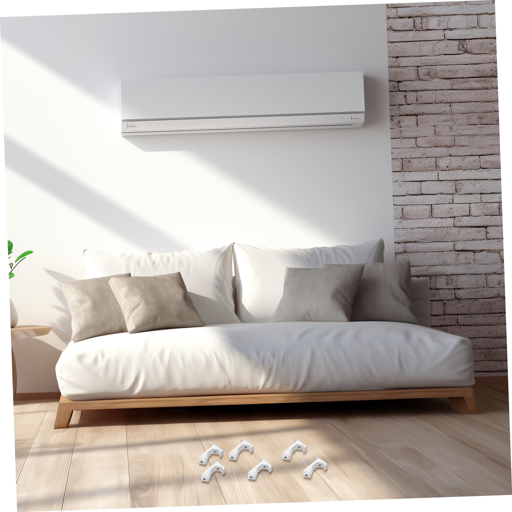 HOMSFOU 1set Riparazione Per Pavimenti Scomodi Legno Kit Di Riparazione Per Pavimenti Legno Di Compatibile Con Tavole Spesse Riducono Rumore e Rafforzano La Stabilità