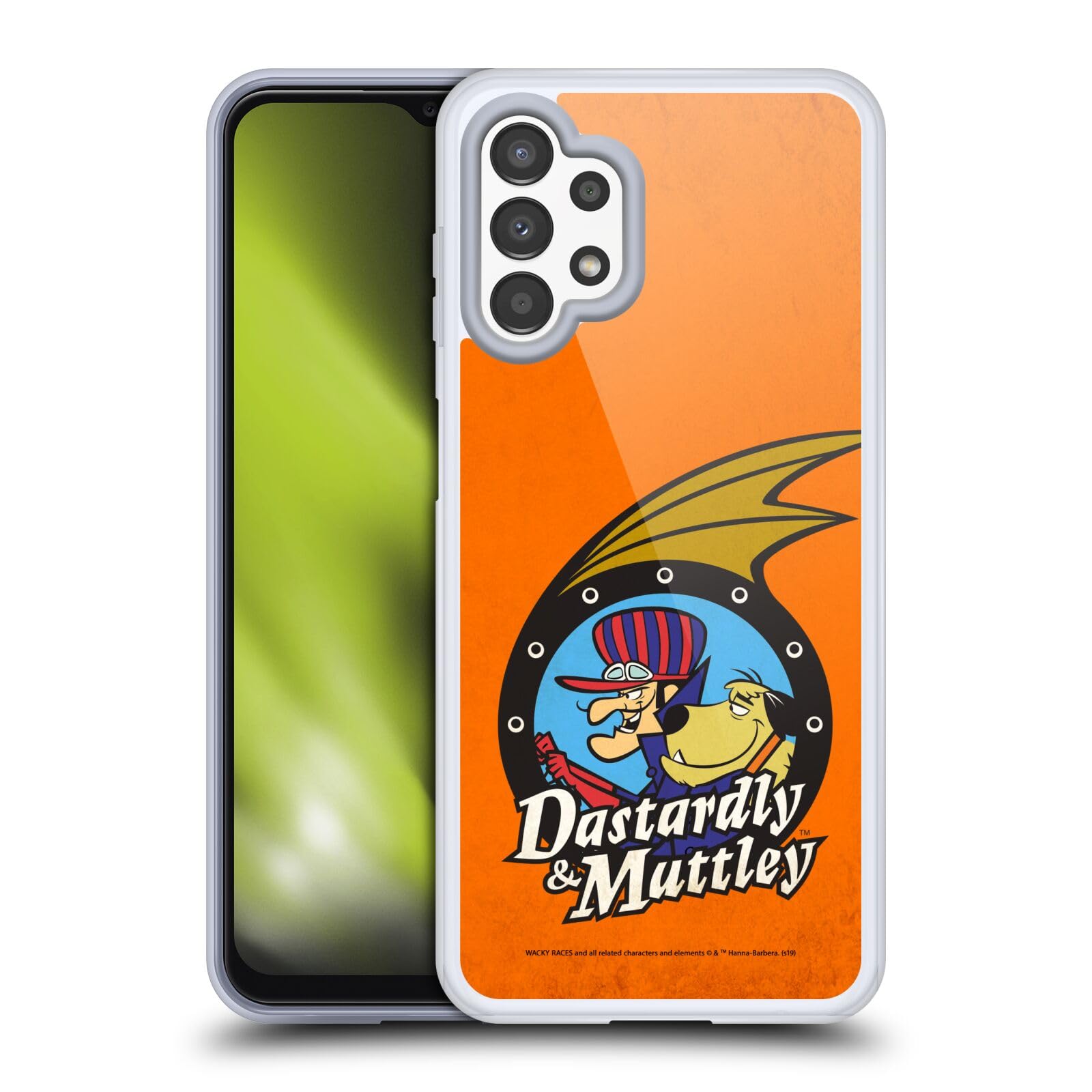 Carcasa gel Samsung A13 flexible ligera funda estampada Wacky Races retro 7