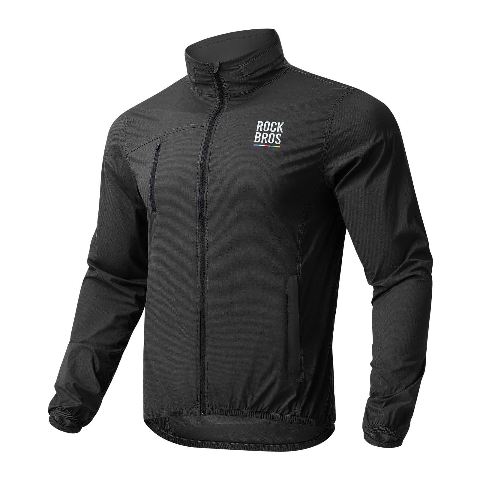 ROCKBROS Road to Sky Veste de cyclisme pour homme et femme - Coupe-vent - Longue veste de cyclisme pour cyclisme, jogging, randonnée, vélo de course, VTT, coupe-vent et respirante