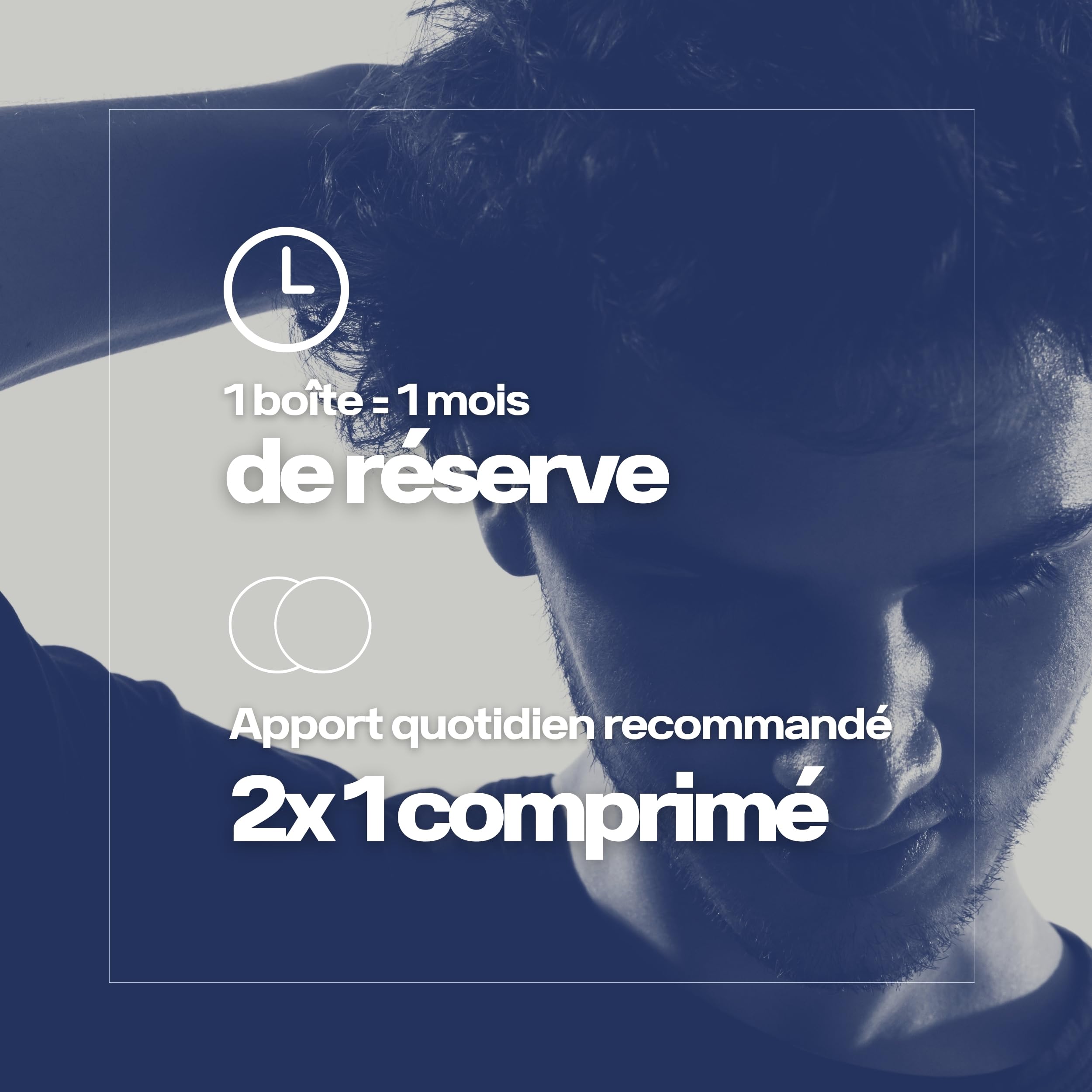 XPECIA Comprimés pour hommes contre la chute des cheveux, bloque la DHT, nouvelle formule de croissance des cheveux 120 Unité (Lot de 2 boites de 60)