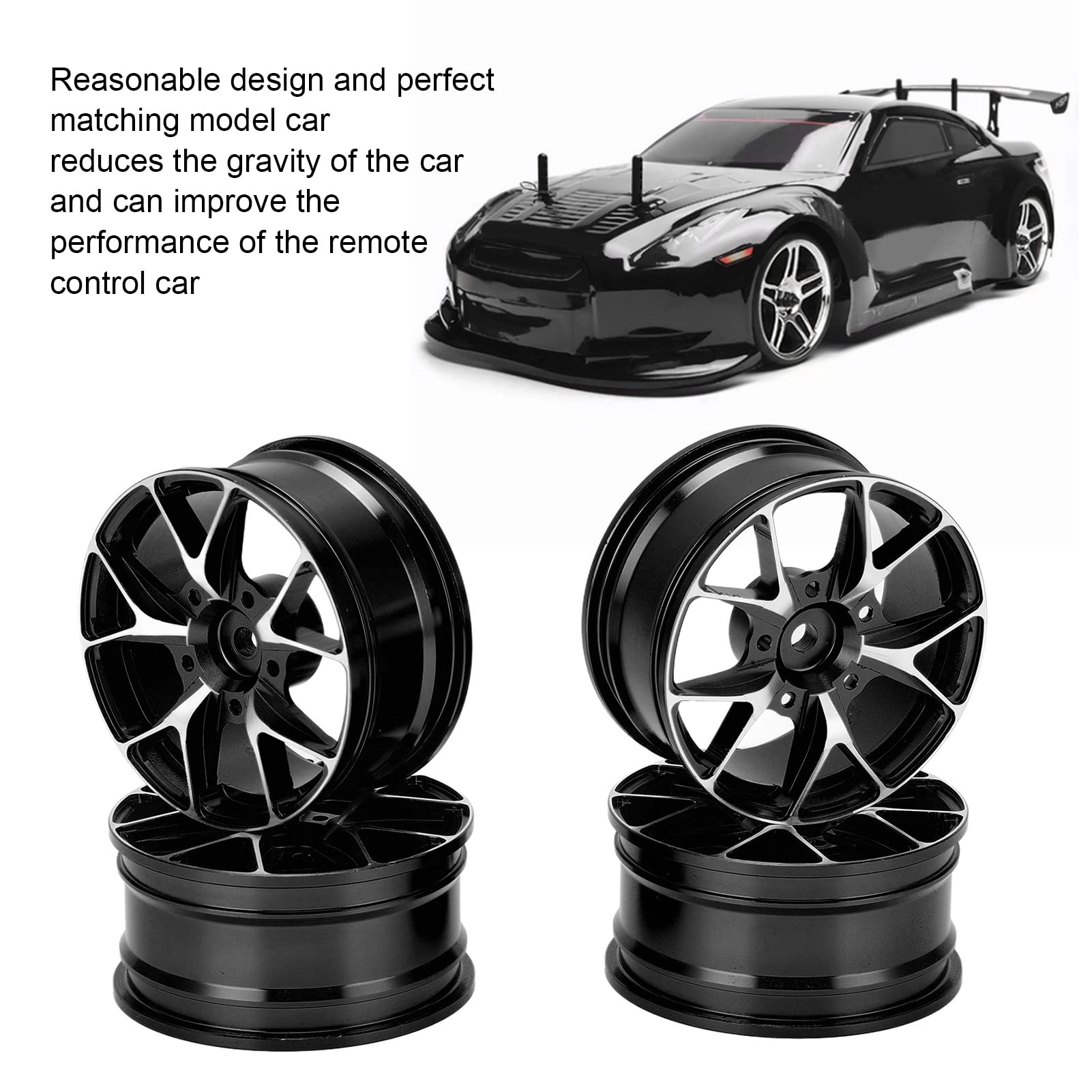 Rueda De Drift Llantas De Aleación De Aluminio Para Coches RC 1:10