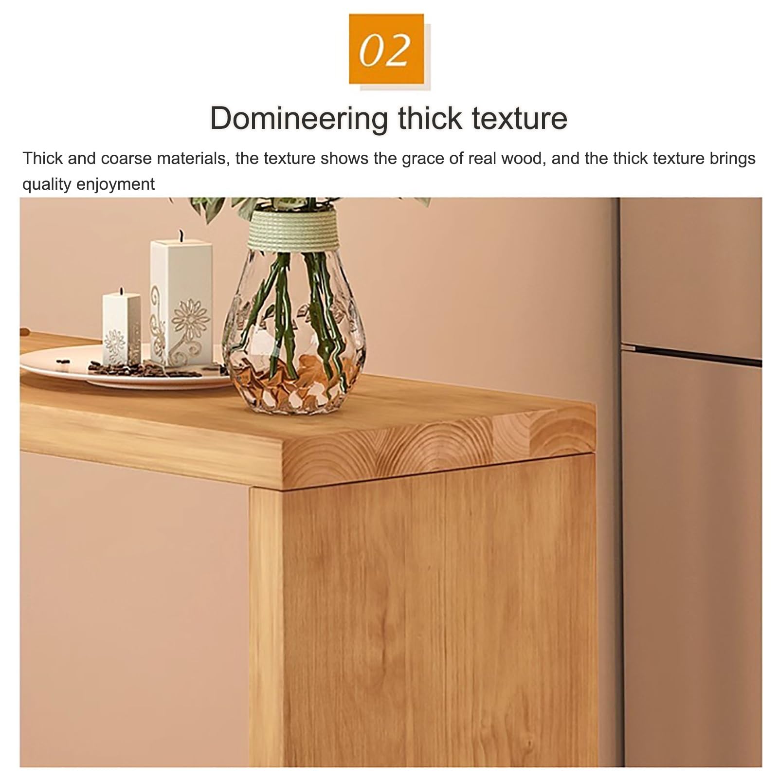 Bartisch- und Stuhlset, Stehtisch aus Massivholz, kreativer Esstisch mit Baumkante, für Küche, Wohnzimmer, Balkon, Keller, einfach zu montieren (140 x 40 x 105 cm / 55 x 16 x 41,5 Zoll)