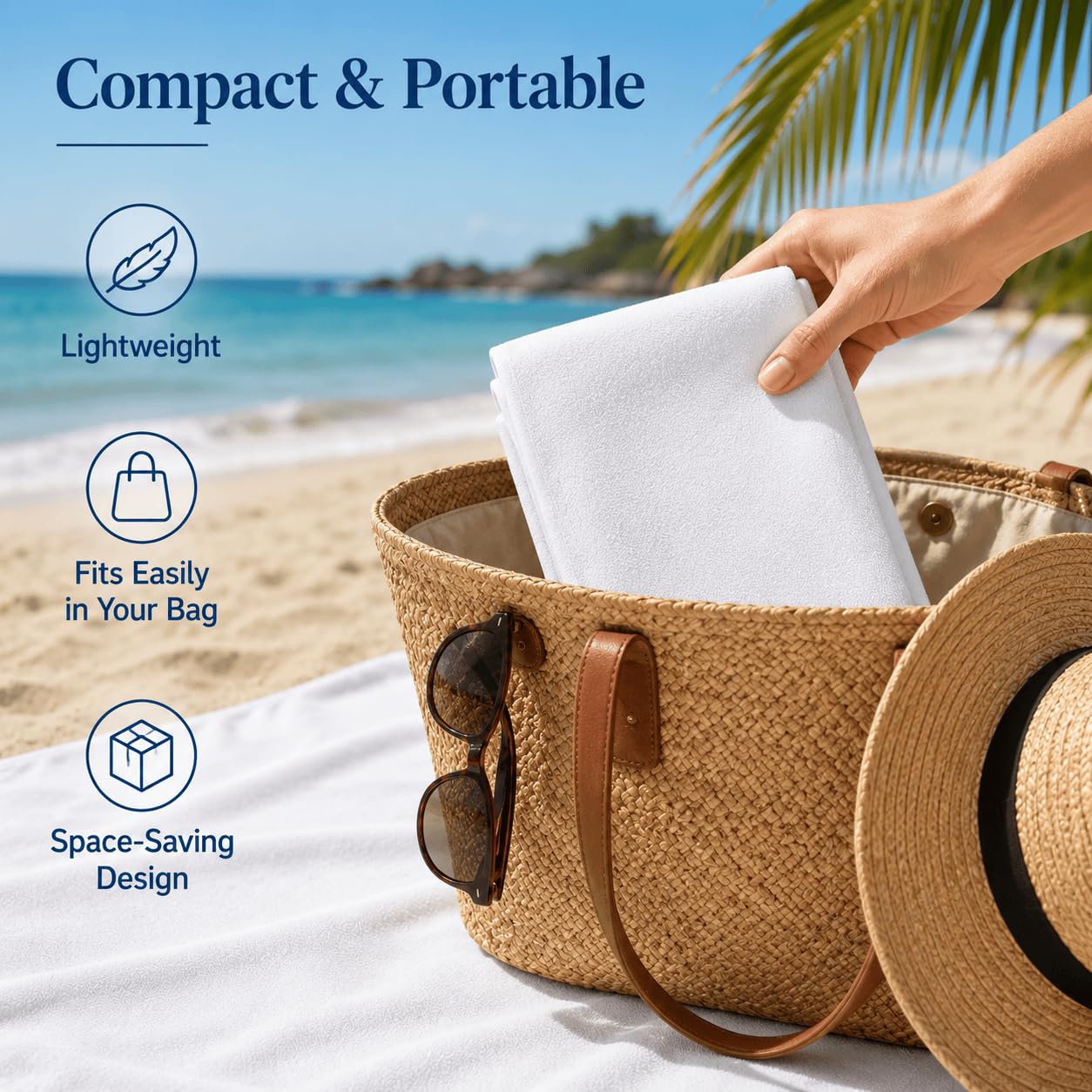 Telo Mare Microfibra Corallo Asciugatura Rapida | Asciugamano da Spiaggia Costa Estiva, 145x200 cm, Assorbente, Accessori Mare, per Palestra Viaggio